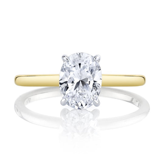 Ladies Oval Engagement Ring 27553OV