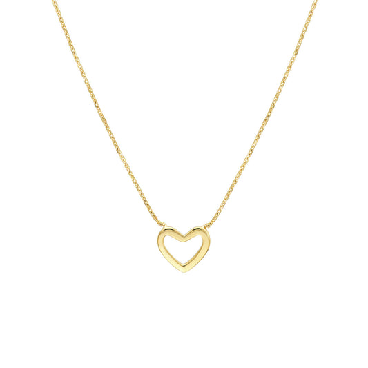 Mini Open Heart Necklace