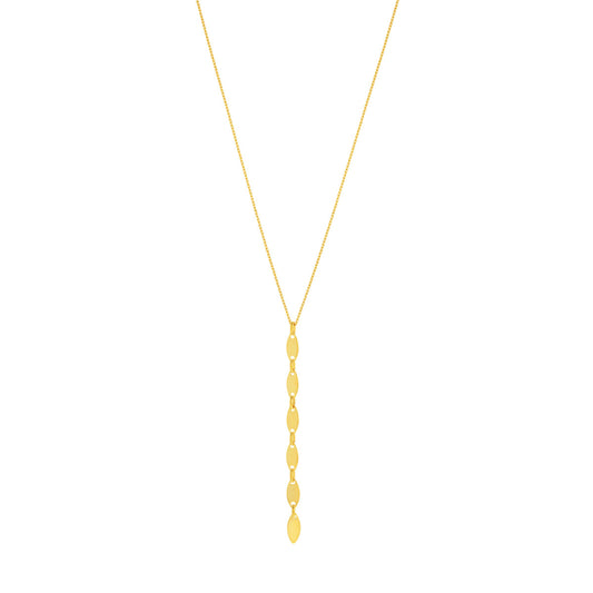 Mini Marquise Adjustable Lariat Necklace