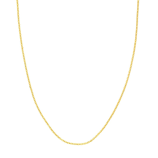 2.1mm D/C Brill Cable Chain with Slider Bead