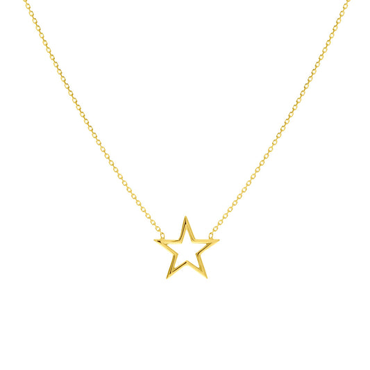 Wire Star Adjustable Necklace