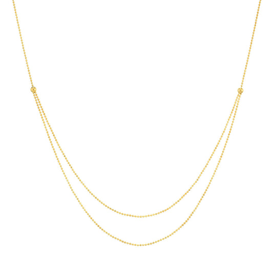 Bead Chain Build Your Own Duet Necklace