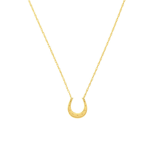 So You Mini Horse Shoe Adjustable Necklace
