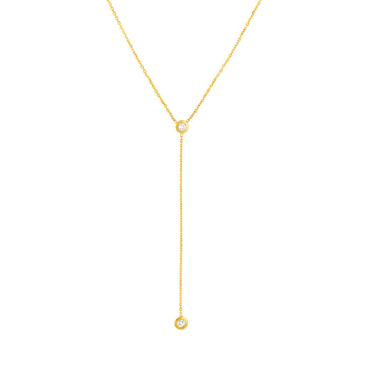 Adjustable Diamond Y-Necklace