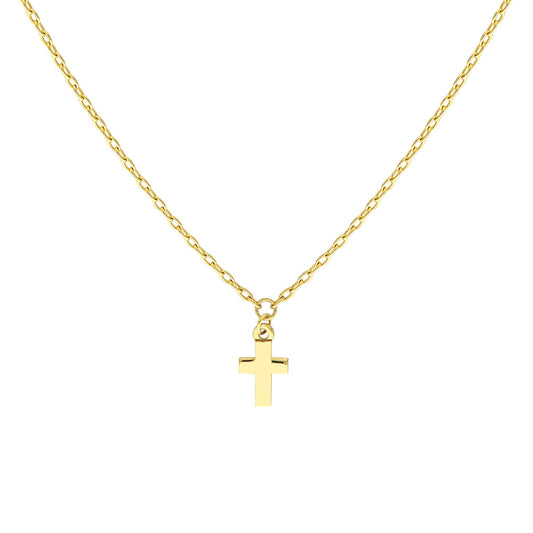 Mini Cross Dangle Necklace