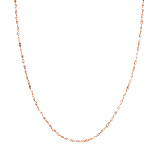 2.10mm Rose/White Dorica Chain