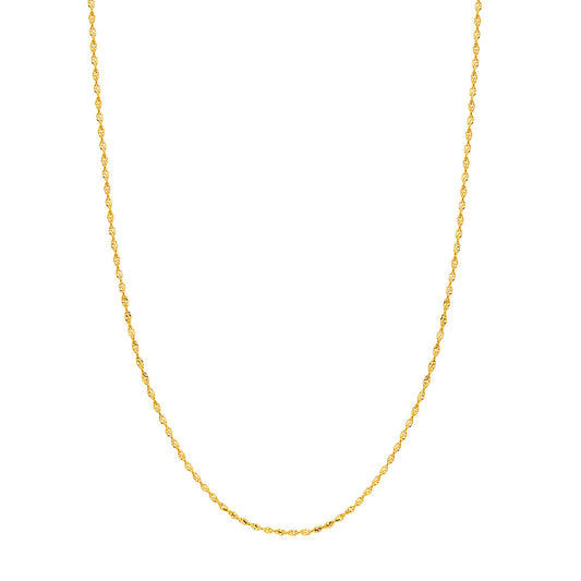 2.1mm Dorica Chain with Lobster Lock