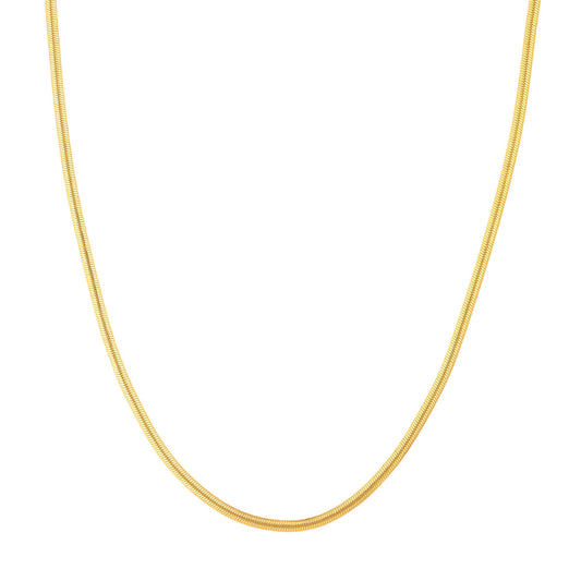 3.5mm Oval Snake Chain with Lobster Lock