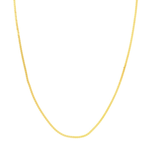 2.0mm Serpentine Chain with Lobster Lock