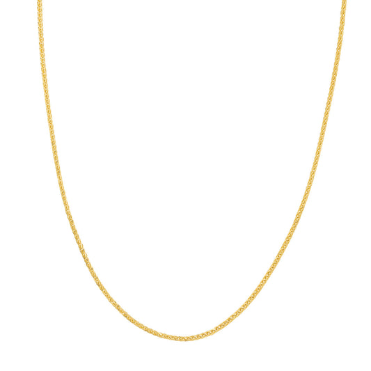 2.25mm Square Wheat Chain with Lobster Lock
