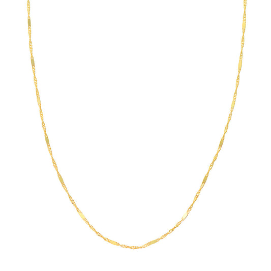 Singapore Flat Saturn Chain