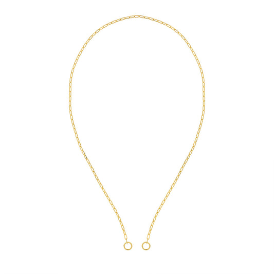 2.5mm Open Paper Clip Split Chain