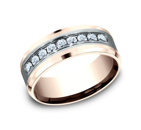 8mm Mens Wedding Band CF268010D