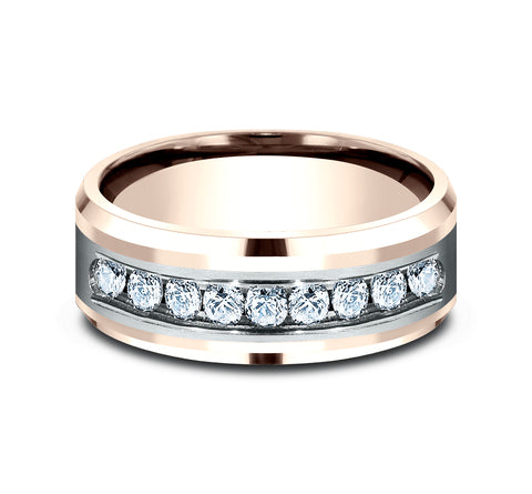 8mm Mens Wedding Band CF268010D