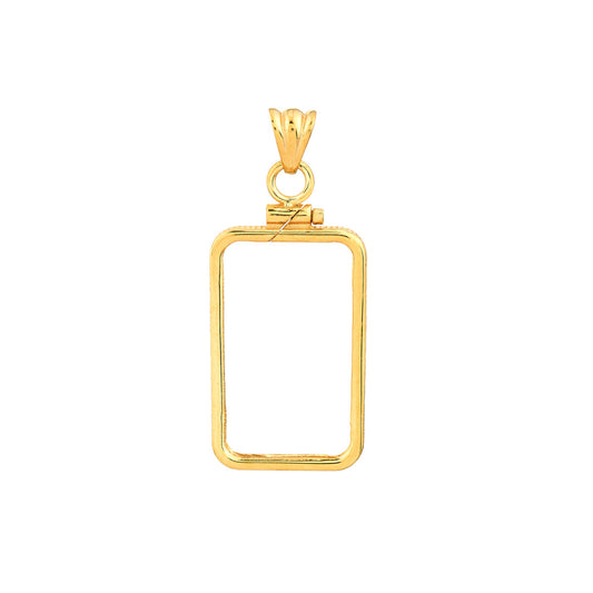 Pamp Suisse Lady Fortuna 10gr Screw Top Plain Coin Bezel
