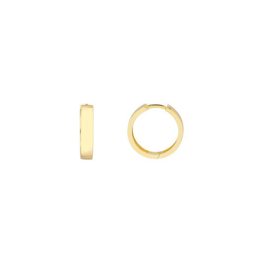 Medium Round Hoop Earrings